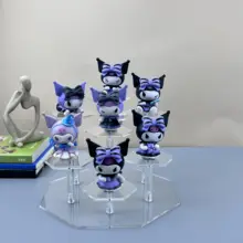 アクリル製六角形フィギュア展示スタンド【香水・スキンケア・ジュエリー収納用】