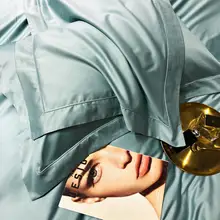 140サテンシーツ使用！ピーマコットン製4点セット【全棉・無地・ベッドカバー1.8m用】