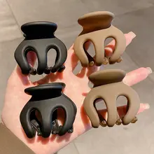 高いポニーテールをしっかり固定！ミニマットサメクリップ【後頭部用・女性向け・トレンドアクセサリー】