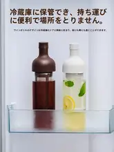 大容量ガラス冷抽出コーヒーポット【家庭用・耐熱・アイスドリップ・ジュース用】