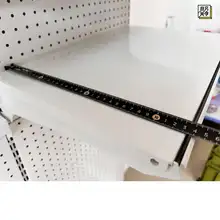 壁掛け金属収納ラック【一字型・デザイン棚・シンプル】
