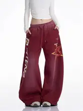 アメリカンビンテージ風カジュアルパンツ【ウエストゴム・秋冬用・ワイドレッグ・ジャズダンス対応】（セットアップ対応）