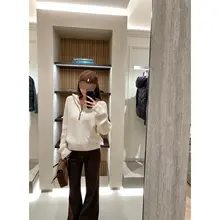 ラップジーンズ【低腰・フレア・ワイドフィット・女性用】（セットアップ対応）