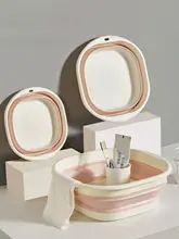 携帯用折りたたみ洗面器【旅行・多用途・大サイズ】