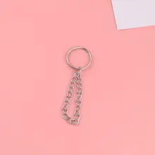 亜鉛合金製 多機能キーホルダー・チェーン付き【DIY手作り・金具・バッグ用チャーム】