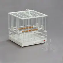 鳥かご 新作 使用シーン プラスチックスチール素材 引き出し式デザイン 入浴用ケージ