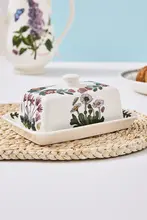 欧州風 陶製アフタヌーンティープレート【花柄・ティーセット対応】