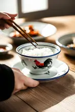 陶製 折衷デザインの個人用ボウル【ご飯・スープ用】（セットアップ対応）