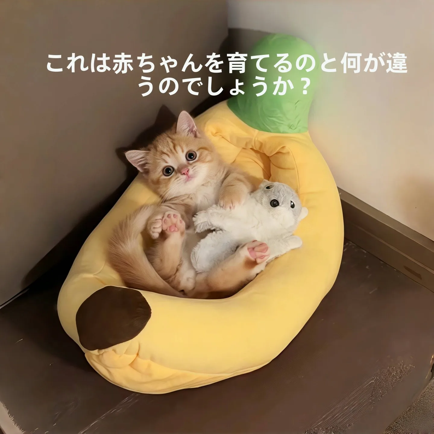 香蕉船猫窝四季通用猫咪睡觉用：秋冬至春夏的保暖睡眠解决方案