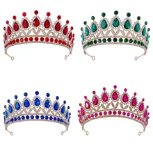 新婦用クラウン付きイヤリング【結婚式用・アクセサリー・ヘッドドレス】（セットアップ対応）