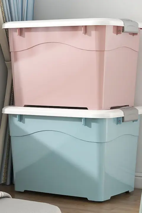 厚手大容量収納ボックス【布団やおもちゃ・衣類用・特大サイズ】