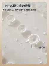 シンプルデザインの防滑バスマット【PVC製・防水・子供用・シャワールーム適用】