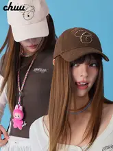 女性用キャップ【ドーム型・カジュアル・スポーツスタイル・ラインストーン装飾】