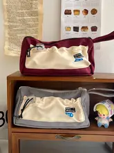 ヴィンテージ風ペンケース【シンプルデザイン・学生用・文房具入れ】