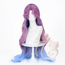 長髪コスプレ用ウィッグ【グラデーション・トップ分けスタイル】
