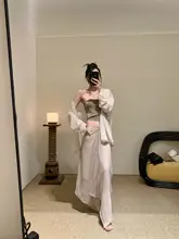 不規則な裾のウールスカート【秋向け・柔らかな雰囲気】