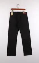 レトロスタイル メンズ ワイドストレートデニムパンツ【五ポケット・ゆったりフィット】