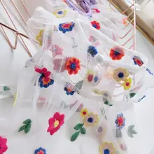 刺繍花柄ペット服【犬用スカート・薄手・春夏用】