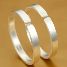 オリジナルデザインのマット仕上げ純銀バングル【カップル用・女性向け・ギフトに最適】