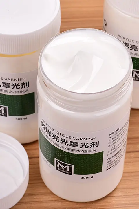 美邦アクリル絵具 100ml/300ml【光沢仕上げ・アクリルメディウム・防水・耐久性】