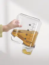 キッチン収納用透明容器【計量カップ付き・食品の保存に最適・防潮密封】
