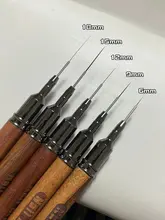 極細ラインアート用スダン木製ネイルブラシセット【光療式・絵画用ツール】