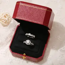 結婚式用 調整可能なラブリング【華やかなツイストデザイン・ペアリング】
