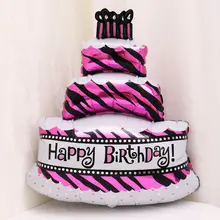 バルーンケーキアルミ製 バースデーパーティー装飾セット【子供用・成人用・カートゥーンデザイン】