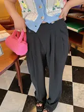 高級感のあるワイドレッグパンツ【フィット・ナチュラルドレープ・カジュアルスタイル】（セットアップ対応）