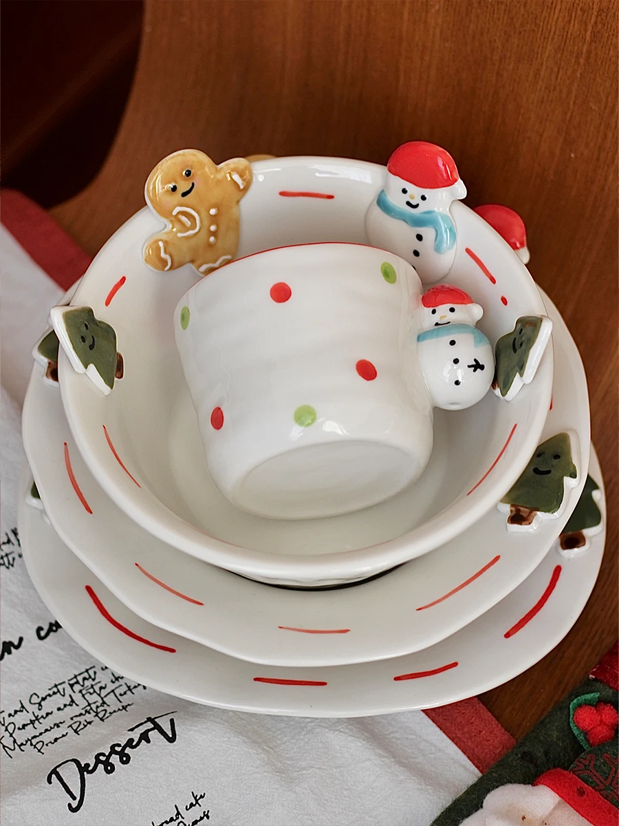 可愛いクリスマス雪だるま マルチボウル：子供向けの食器セット選び方と実際の使い方