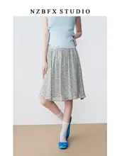 ミディスカート レディース 花柄 グリーン Aライン ハイウエスト プリーツ 着痩せ 大きいサイズ ぽっちゃり ヴィンテージ 夏