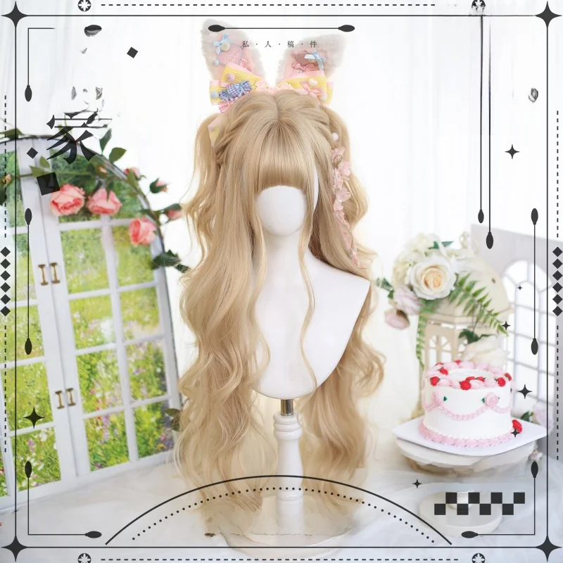 ロングヘア前髪なしで若々しさを保つには？ロリータ風カールウィッグが解決するリアルな悩み