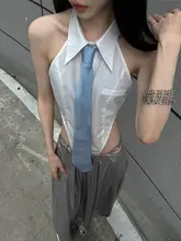 淡い青色のハンドメイドリボンタイ【高級感ある色織り・女性用】