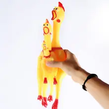 犬用耐噛みおもちゃ！鳴き声付きファイトチキン