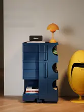 おしゃれな移動式収納キャビネット【リビング・ソファ横用・スナック収納に最適】