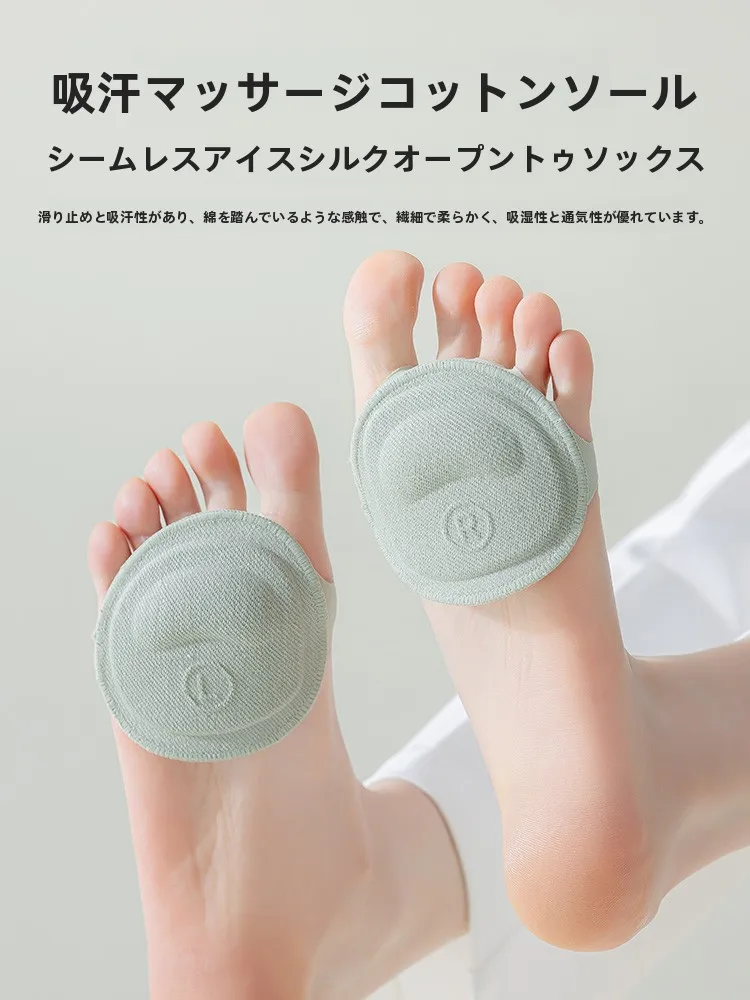 かかとのない靴下：夏用五本指透明靴下の機能と実用性