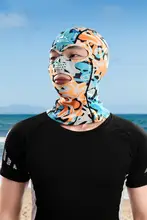 男女兼用 防水スイミングフェイスマスク【全顔カバー・日焼け防止・ダイビング・ビーチ用】