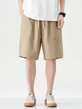軽くて快適なコットン製カジュアルショートパンツ【男性用・斜め織り・夏用・透湿性】（セットアップ対応）