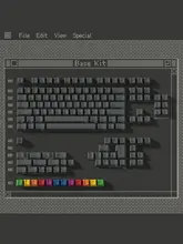 キーキャップ メカニカルキーボード用 PBT 昇華転写 Cherryプロファイル Mac対応 タム ヴィンテージ 「PBTfans 1984 Dark」