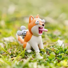 動物フィギュア【柴犬・クマ・ワシ・ワニ・表情豊か】