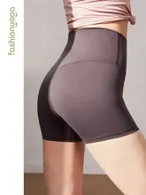 女性用 ヨガショートパンツ【極上の柔らかさ・ハイウエスト・フィットネス・ランニング・サイクリング用】