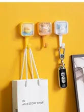 かわいいカートゥーンのフック【ユニークな動き・穴あけ不要・強力粘着】