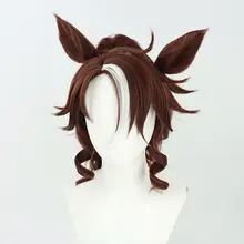 コスプレ用ウィッグ【耳付き・グラデーションテール】