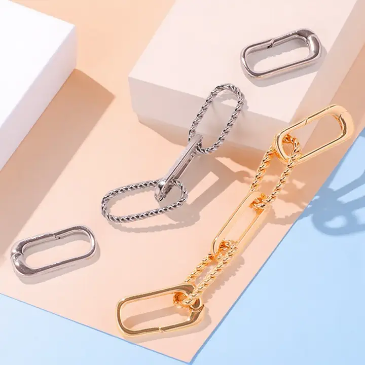 18Kゴールドメッキのパールネックレス用エクステンションチェーン【DIY用・クラフト用パーツ】