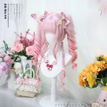 ウィッグ ツインテール ロリータ フユキ クリップ式 コスプレ アニメ レディース キュート