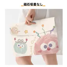 カートゥーンデザインの女性用ノートパソコンバッグ【愛らしい・多機種対応・収納ポケット付き】（セットアップ対応）