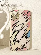 スマホケース iPhone 16 15 14 13 12 11 Pro Max XS Max 対応 ぼっちざろっく 抽象画 グラフィティ シリコン 耐衝撃 全保護 アート 「benefit」