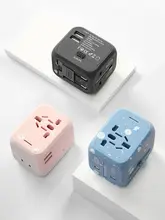 変換プラグ ユニバーサル変換アダプター 世界対応 海外旅行用 マルチ 電源アダプター インドネシア タイ