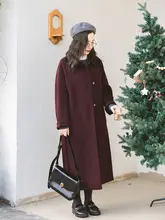 極上の柔らかさのダブルフェイスコート【翻領デザイン・冬用】