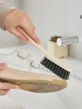 家庭用ソフトブラシ【靴洗い・傷をつけない・ロングハンドル】